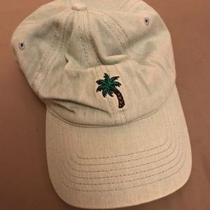 Denim Style Palm Tree Baseball Hat